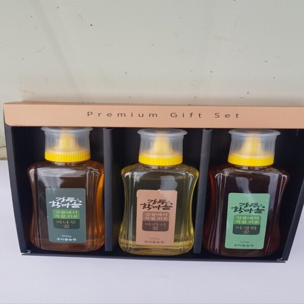 강릉몰,우리들농원 천연아카시아꿀 2.4kg 자연꿀 산지직