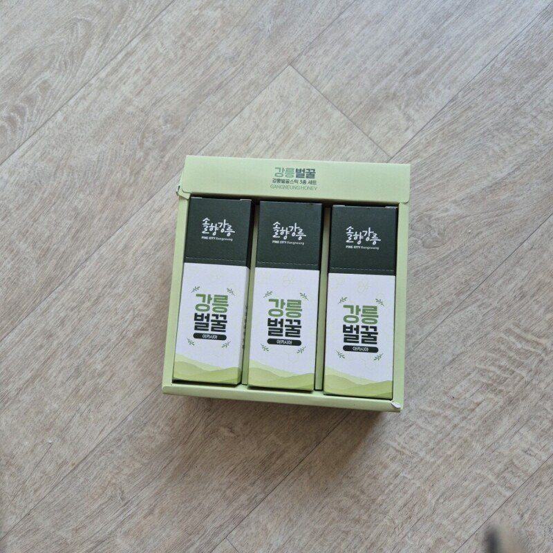 강릉몰,국산꿀 야생 천연 아카시아 스틱꿀12g 100% 부모님선물 효능 산지직송