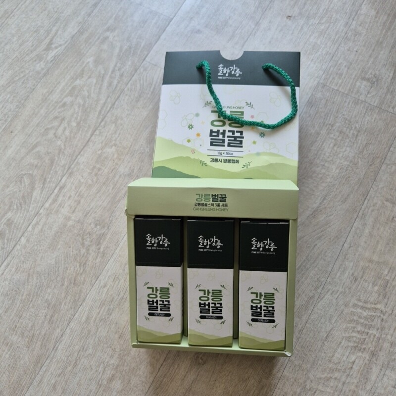 강릉몰,국산꿀 야생 천연 아카시아 스틱꿀12g 100% 부모님선물 효능 산지직송