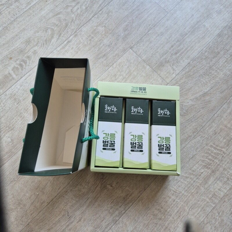 강릉몰,국산꿀 야생 천연 아카시아 스틱꿀12g 100% 부모님선물 효능 산지직송