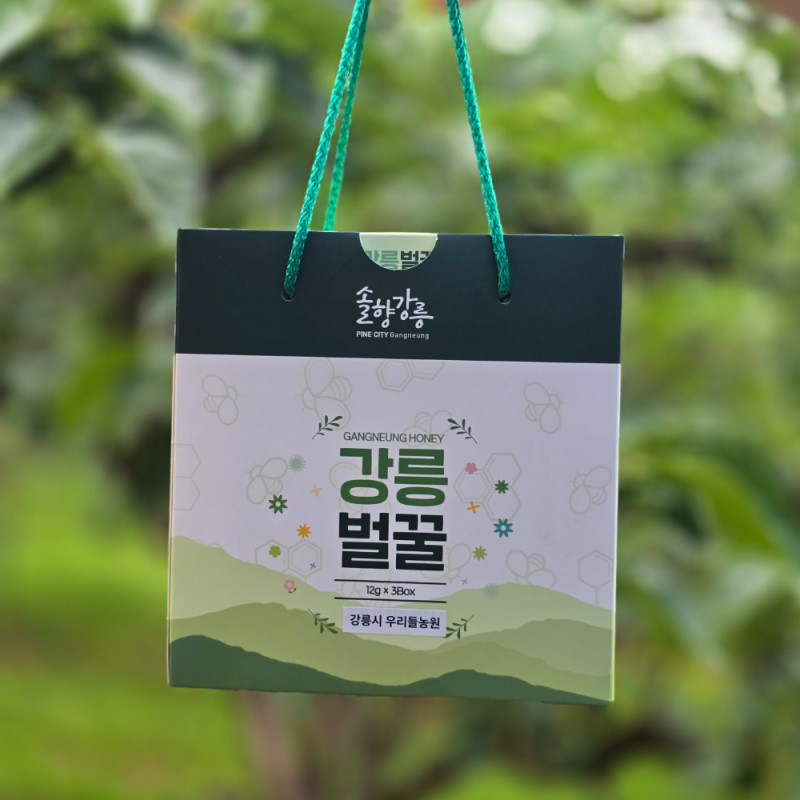 강원더몰,국산꿀 야생 천연 아카시아스틱꿀 12g 30개입 휴대용 부모님선물 효능 산지식송 스틱 1호